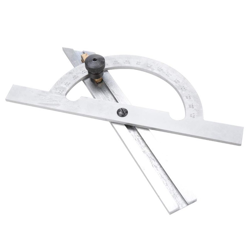 Protractor Angle Ruler,Universal Carbon Steel Digital Bevel Protractor,Adjustable Protractor,Angle Measurement