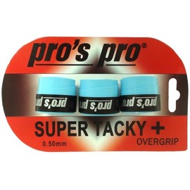 Generisch Pros Pro Super Tacky Plus 3 Blue Tennis Grip Tape