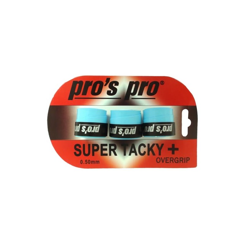 Generisch Pros Pro Super Tacky Plus 3 Blue Tennis Grip
