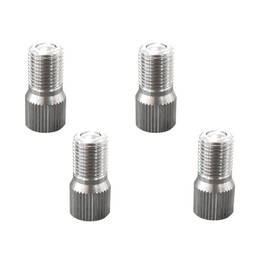 4 Pcs Valve Caps Stem Extension 0.7inch / 19mm,Wheel Tire Valve Stem Extension,Tire Valve Extenders Brass for Car Motorcycle Truck