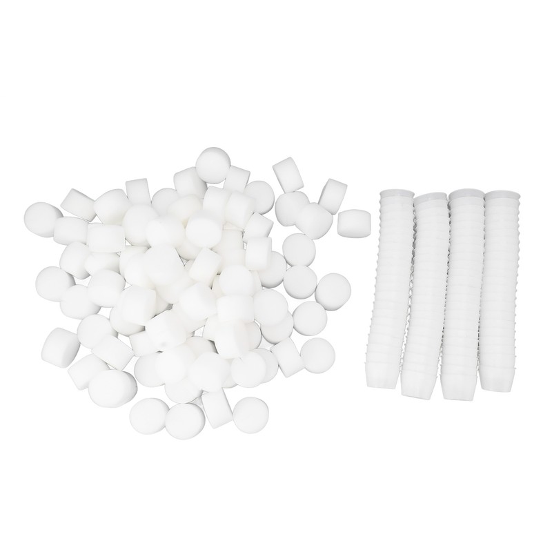 100 Set Hydroponic Grow Baskets Sponges Circular Planting Baskets Plant