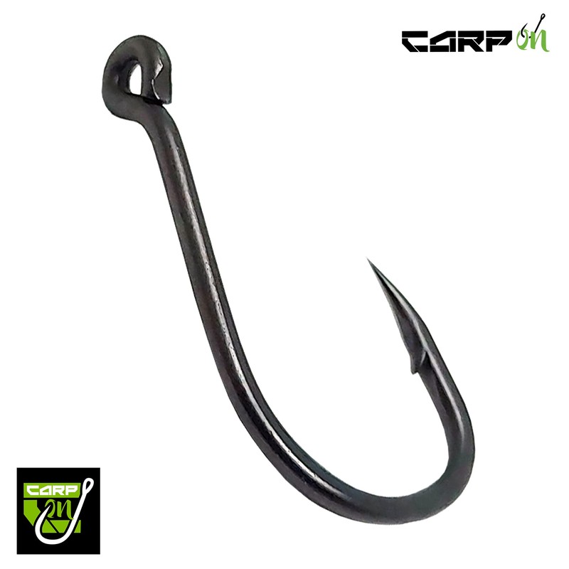 Carp On - 10 Pack of Teflon Wide Gape Eyed