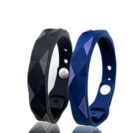 Easkite Anti Static Wrist Strap,Adjustable Anti Static Wristband Improve Sleep,Balance Winter Electrostatic Removal Bracelet Elimination Discharge for Men and Woman 2Pack