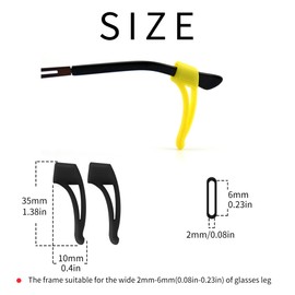 SooGree - Retenedor de manga de silicona suave y colorido, antiderrapante, elástico y cómodo, hollow, Hollow Hypoallergenic