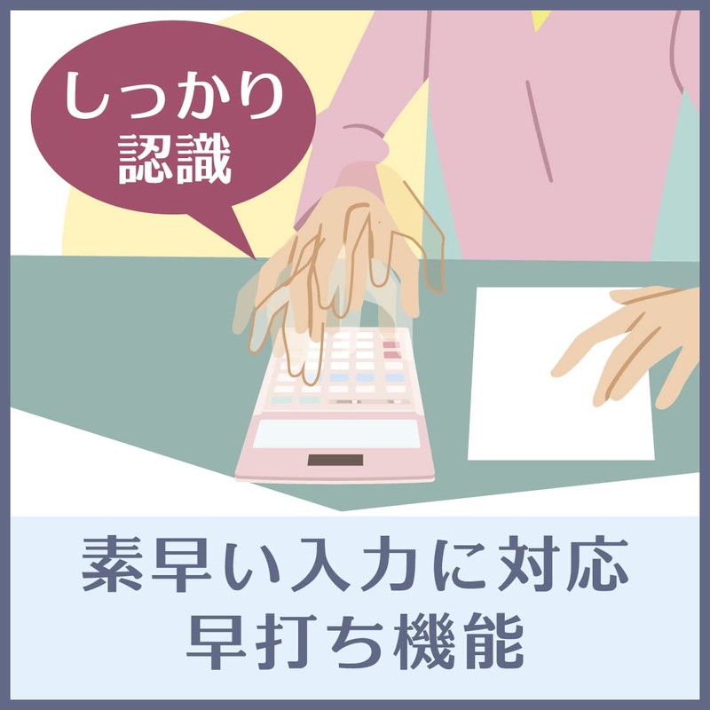 カシオ 本格実務電卓 10桁 検算機能 グリーン購入法適合 デスクタイプ DS-10WK