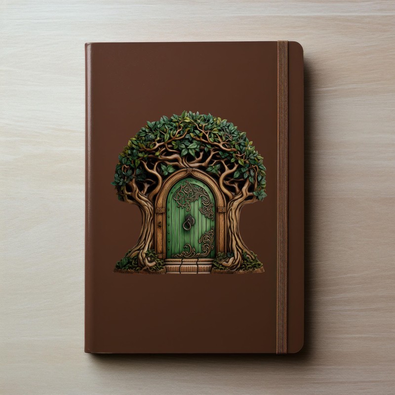 Beautiful Tree Fairy Door - Fairy Door Wall Sticker