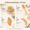 Kit de Cepillos Corporales de Cerdas Naturales y Gua Sha