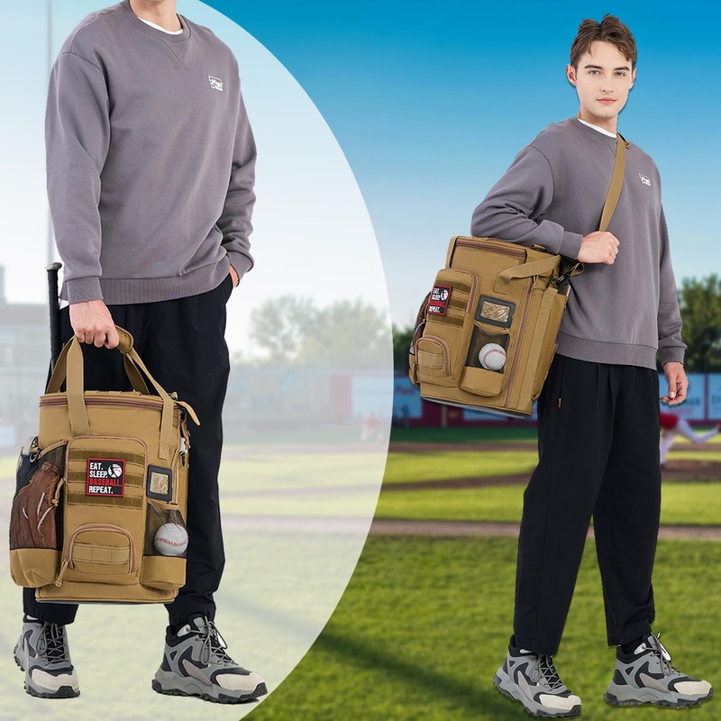 XINTREY Baseball Bucket Bag 6 Gallon Bucket Cover Organizer w/Padded