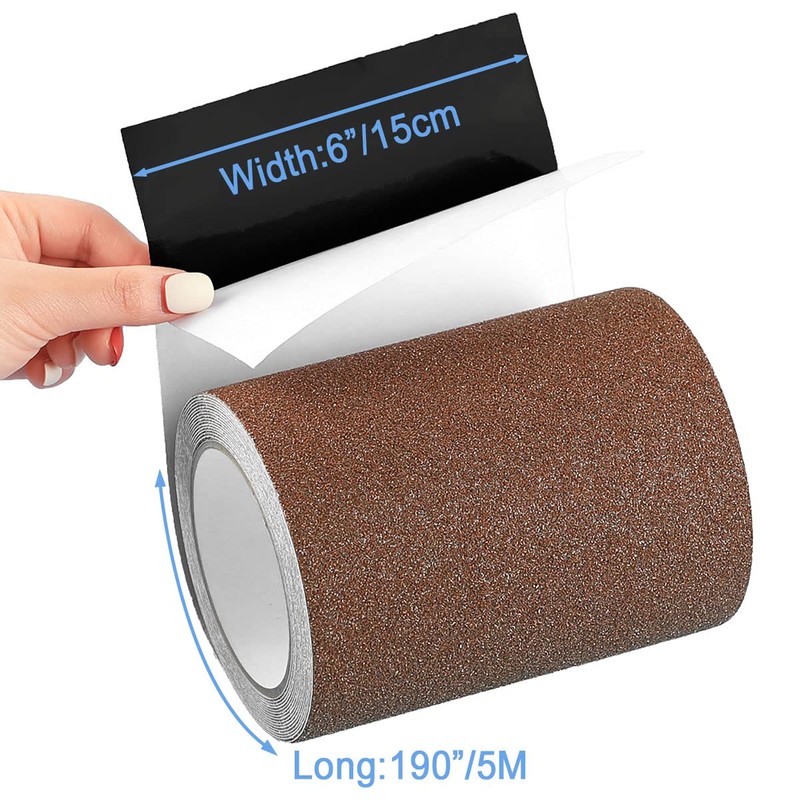 Yorwe Anti Slip Tape, High Traction,Strong Grip Abrasive, Not Easy