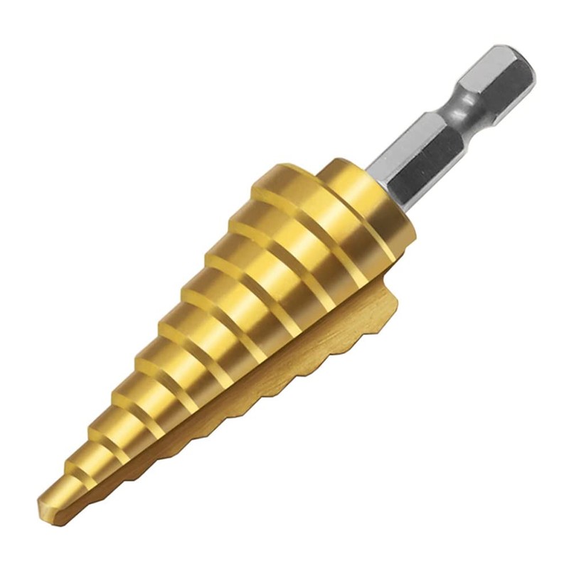 Audiophan Step Drill Reamer Hex Drill Bit 4-22mm