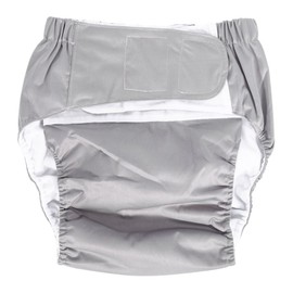 Cloth Nappies Adult - Washable Incontinence Nappy, Grey