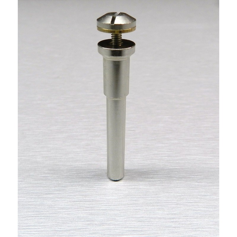Mini Mandrel 1/4" Shank 1/8" Screw Reinforced Arbor Large Head