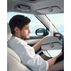 1 Pack Guardian Angel Visor Clip, 3D Armored Angel Car
