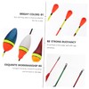 VICASKY 10pcs Fishing Floats Set High Buoyancy Foamed Buoy Bobbers