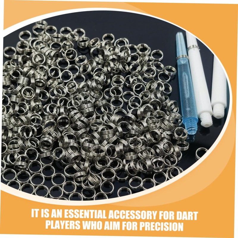 Happyyami 100pcs Metal Flight Rings Repointing Tool O Shape Shaft