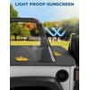 JOYTUTUS Tonneau Cover for Wrangler JK 2 Doors, Cargo Trunk