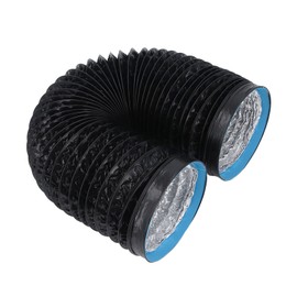 Cocoarm 7in Flexibler Isolierter Luftkanal -Trockner -Entlüftungsschlauch 6,56 Fuß Flexibler Lüftungskanal mit Geräuschreduzierung für HLK -Küchen Gewächshäuser