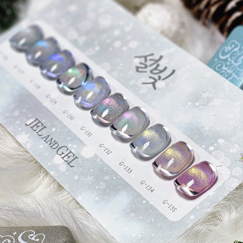 Gel Angel Seolbit 10-piece set glitter gel / 젤앤젤 설빛