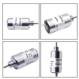 185206085 Fuel Shut Off Solenoid 12V Stop Solenoid Valve Replacement for Perkins 100 series Engine and Case Holland