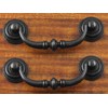 Waziaqoc 6PCS Antique Drop Bail Pulls, 3.5" Hole Center Shabby