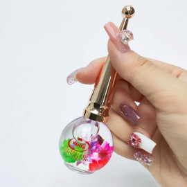 Vanfa Scented Cuticle Oil Infused With Real Flower 0.42 Fl oz (Scent: Peach, Pack of 3)