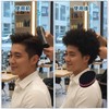 2pcs Sponge Brushes Afro Comb Oval Double Hole Curling Sponge