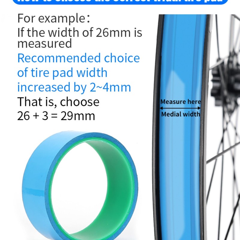Phidinova Tubeless Rim Tape for MTB and Road Bikes, 700C,