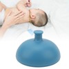 Blue Silicone Palm Chest Percussion Cup Pressure Drum Massage Chest