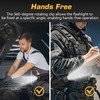 Tactical Flashlight Holster, Rotatable Duty Belt Flashlight Holder, Flash Light
