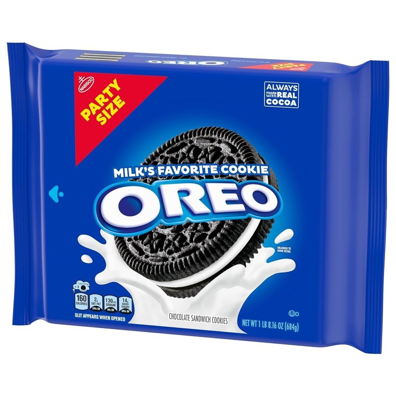 OREO Chocolate Sandwich Cookies, Party Size, 24.16 oz
