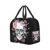 Sugar Skull Lunch Bag Insulated Floral Skull Lunch Box Gift