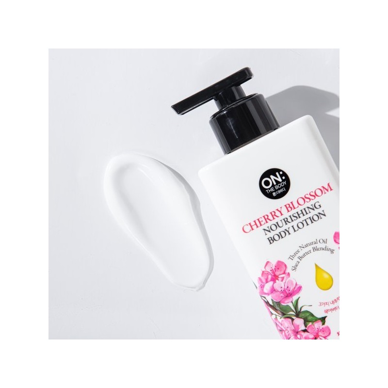 온더바디 플라워 체리블라썸 바디로션 400ml On The Body Flower Cherry