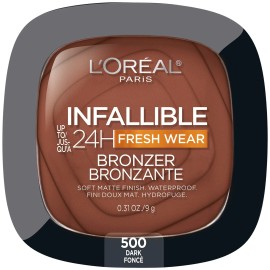 L'Oreal Paris Set of 2 L'Oreal Paris Infallible Soft Matte Bronzer, 500 Dark