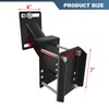 ROBLOCK Lockable Spare Tire Carrier Bracket for Utility Trailer, Powder