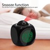 Projector Alarm Clock, Snooze Function, Voice Time Reporting and Music