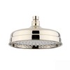 ENKI, R13, 200mm Traditional Fixed Large Shower Head Gold, Solid