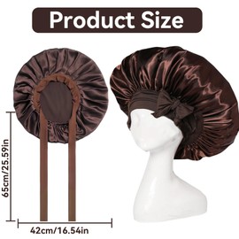 seidenhaube zum schlafen Bonnet Seide Herren Maulbeerseide Schlafhaube Satin Haarhaube