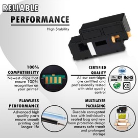Inkfirst Black Toner Cartridge 6020 6022 6025 6027 BK (106R02759 / 106R2759) Compatible Remanufactured for Xerox 6020 Black Phaser 6020 6022 WorkCentre 6025 6027