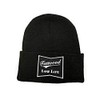 cartel ink OG Tattooed Low Life Cuffed Knit Beanie Black