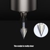 HUHAO 45 Degree Router Bits V Groove Bit Cutting Tool