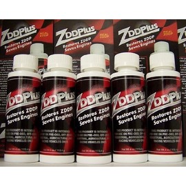 ZDDPPlus ZDDP Engine Oil Additive Zinc & Phosphorus 5 Bottle Pkg