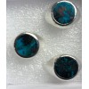Natural Creations mens sterling silver ring Size 8 Shattuckite