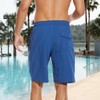 Arcweg Men's Swim Shorts Long Length Swimming Trunks with Compression