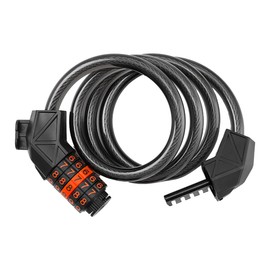 Ruayia Bicycle Lock with Combination Code, Cable Lock with 5-Digit Combination Code, Combination Lock Bicycle, High Security Bicycle Lock for Bicycle/Tricycle/Scooter