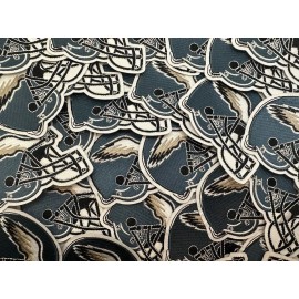 Philadelphia Eagles Helmet Patch Embroidered Iron On