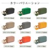 imeetu Key Case, Smart Key Case, Genuine Leather, Includes Carabiner,
