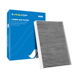 PHILTOP Cabin Air Filter, Replacement for Challenger 2008-2010, Charger 2006-2010,Magnum 2005-2008, Premium ACF051(CF10364) Cabin Filter with Activated Carbon Clean Airflow, Filter Up Dust Pollen