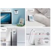 Indoor Touch LCD Screen Thermometer Hygrometer Electric Alarm Clock for