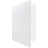 JAM PAPER Premium Matte Cardstock Twin Pocket Folders - White
