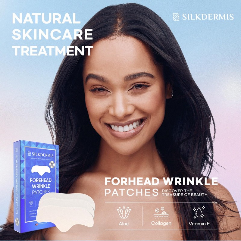 Forehead Wrinkle Patches: Collagen Anti Wrinkle Patches-Moisturising Anti-Ageing Treatment, 12